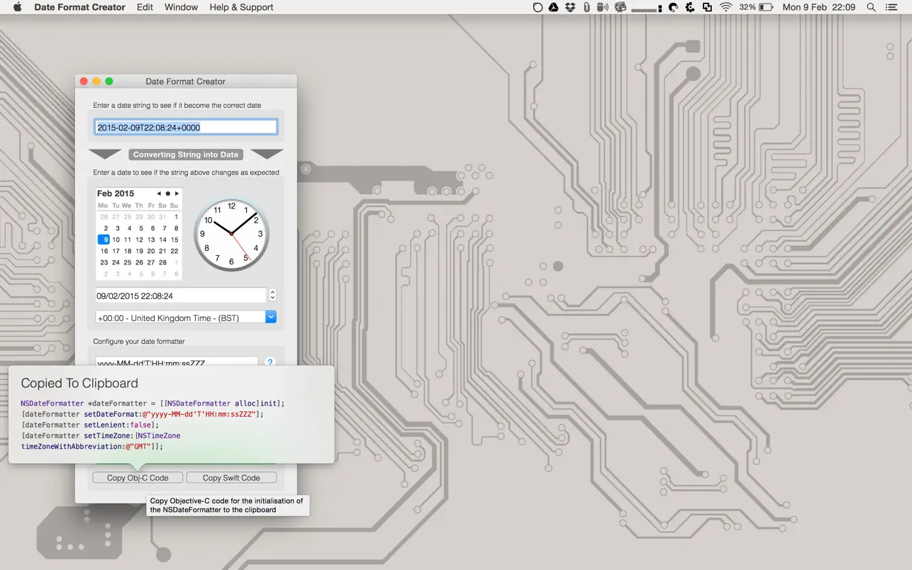 #3. Date Format Creator (macOS) Με: BRIDGETECH SOLUTIONS LIMITED
