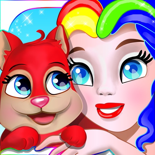 Royal Pets - Coloring Book for Kids with Littlest Animals Shop icon