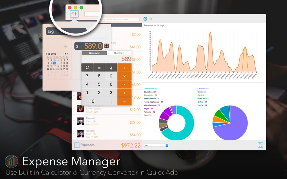 #2. Expense Manager (macOS) 由: Sudip Bag