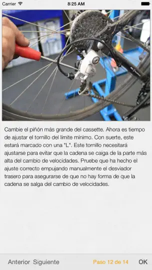 Captura de pantalla de Bike Doctor - Guía Fácil Sobre Reparación Y Mantenimiento De Bicicletas en iPhone 2