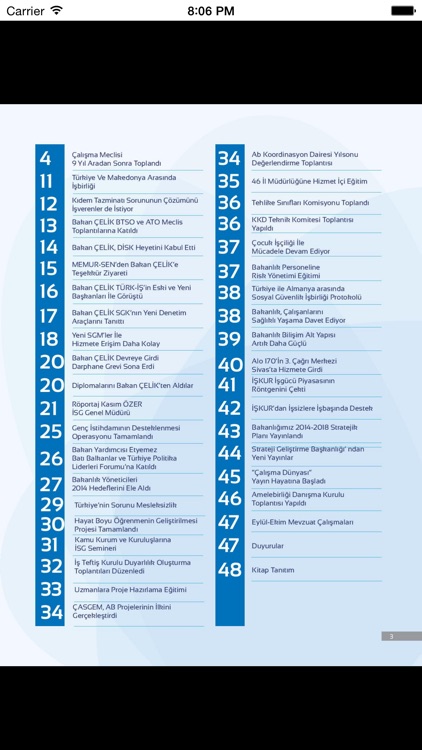 ÇSGB Süreli Yayınlar