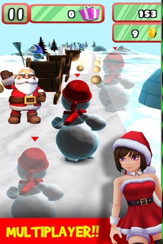 3D Snowman Run PRO & Christmas 2014 Racing - Frozen Running and Jump-ing Games For Kids (boys & girls) screenshot 4