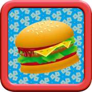 A delicious meal in happy restaurant: collect fast food free