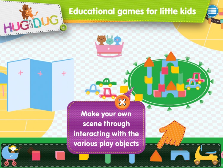 DayCare Explorer - HugDug kindergarten and nursery activity game for little kids.