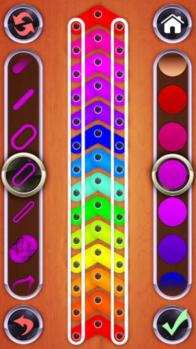 Screenshot #2 pour Rainbow Loom Designer - faire des bracelets arc de métier à tisser!