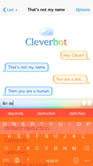 Cleverbot iphone resimleri 1