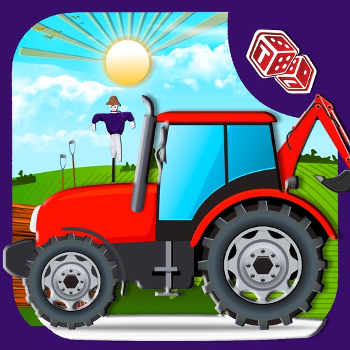 Kids Farming Tractor Sim - Driving Game icon