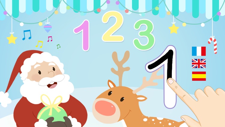 123: Christmas Games For Kids - Learn to Count