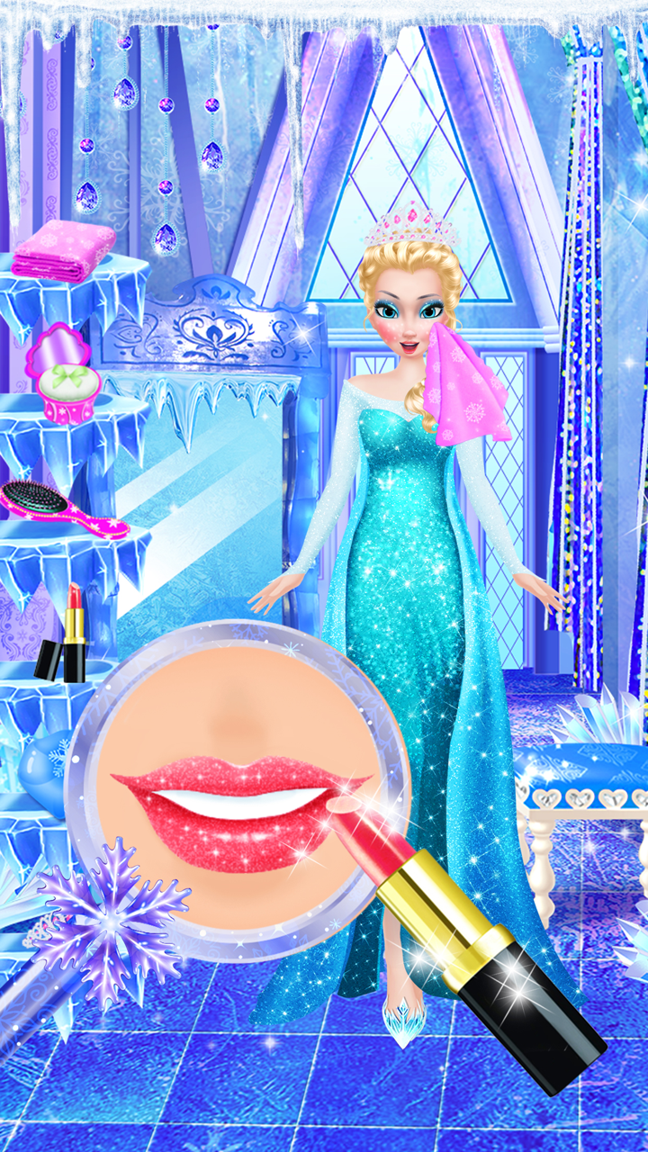 Mommy Queen's Newborn Ice Baby - Infant Child & Birth Care Games screenshot 1