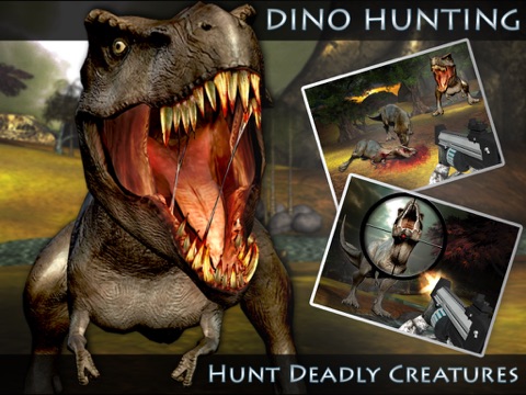 ディノ狩猟3D - この致命的な恐竜ハントゲームでリアル陸軍スナイパーシューティングアドベンチャーのおすすめ画像1