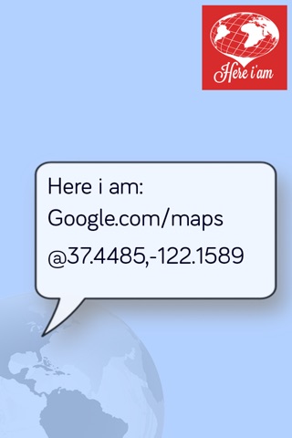 Here i am (SMS Rapid Location Sharing) screenshot 3