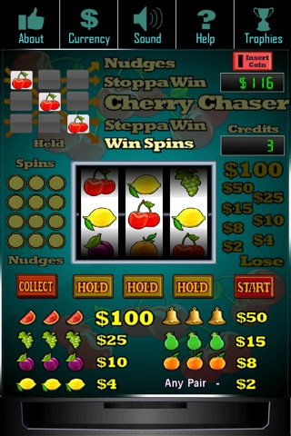 Cherry Chaser Slot Machine screenshot 2