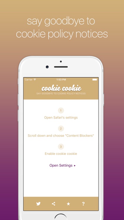 cookie cookie - say goodbye to cookie policy notices