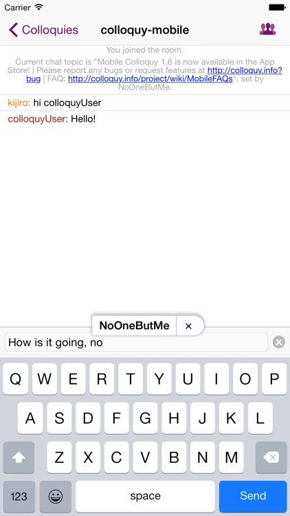 Colloquy - IRC Client