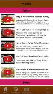 thanksgiving all-in-one (countdown, wallpapers, recipes) iphone screenshot 4