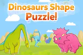 Game screenshot Dinosaur Shape Puzzle - Preschool and Kindergarten Kids Dino Educational Early Learning Adventure Game for Toddlers apk