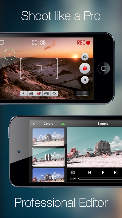 Videon - Video Camera and Editor with Zoom, Pause, Effects, Filters screenshot-0