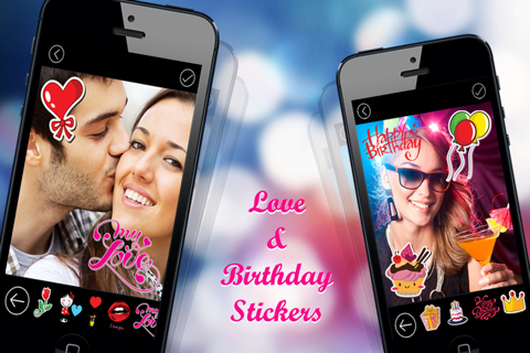 Pic Sticker free - Decorate your image with stickers huge collection of stickers for events like birthday wedding anniversary party funny text and doodle stickers screenshot 2