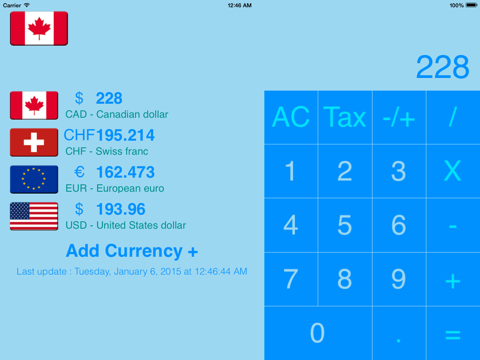 Calcy! iPad screenshot