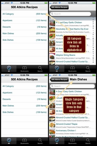 500 Atkins Recipes screenshot 2