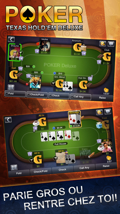 Screenshot #2 pour Texas HoldEm Poker Deluxe FR