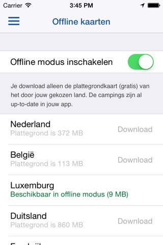 CampingApp Nederlands screenshot 4