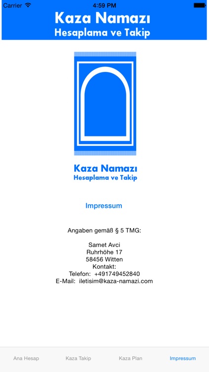 Kaza Namazı Hesaplama ve Takip