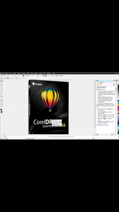 Corel Draw X6 edition... screenshot1
