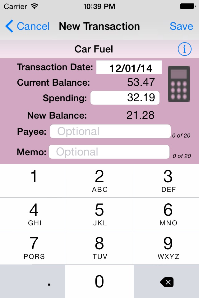 iPhone screenshot