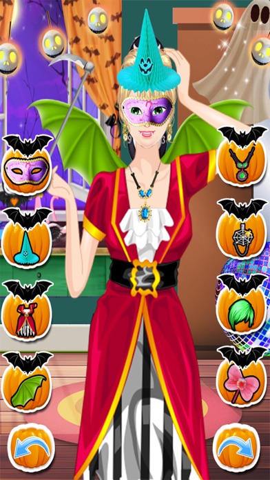 Screenshot #1 pour Halloween Costume Party Dress Up - Spa Salon maquillage effrayant & robe Design filles jeu de relooking enfants ados