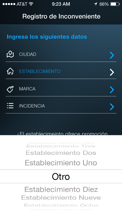 App screenshot
