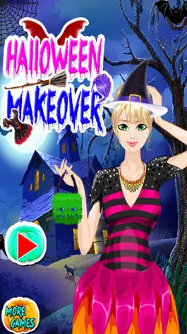 Game screenshot Halloween Costume Party Dress Up - Spa Salon Spooky Makeup & Makeover Kids Teens Dress Design Girls Game apk