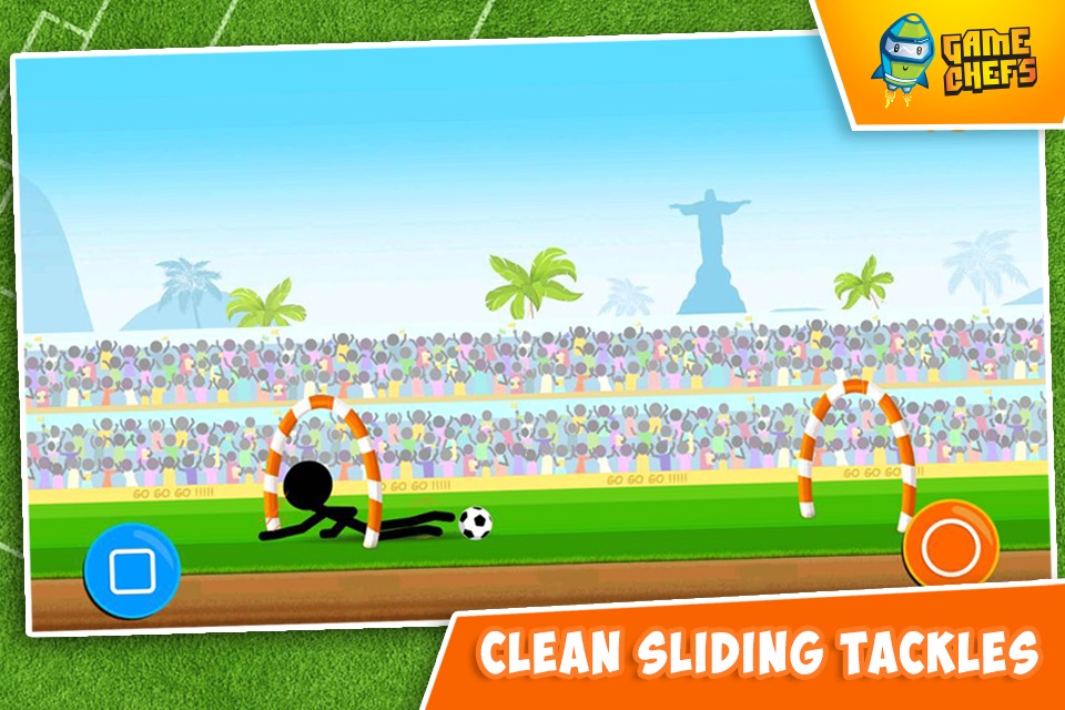 Stickman Flick Shoot : Best Free Game For Football (Soccer) Fans screenshot 3