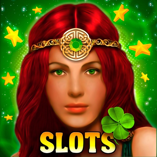 AAA Irish Celtic princes Free Casino Slots-A Dublin Shamrock Lucky Leprechaun Win Jackpot Payout icon