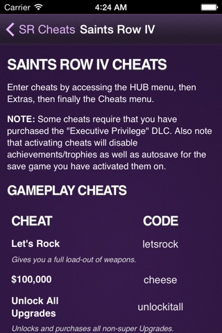 The Unofficial guide and cheats for all Saints Row Games Free screenshot 2