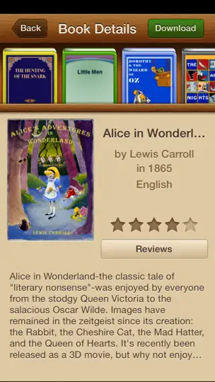 Скриншот Books - 23,469 Classics To Go. The Ultimate Ebooks And Audiobooks Library на iPhone 2