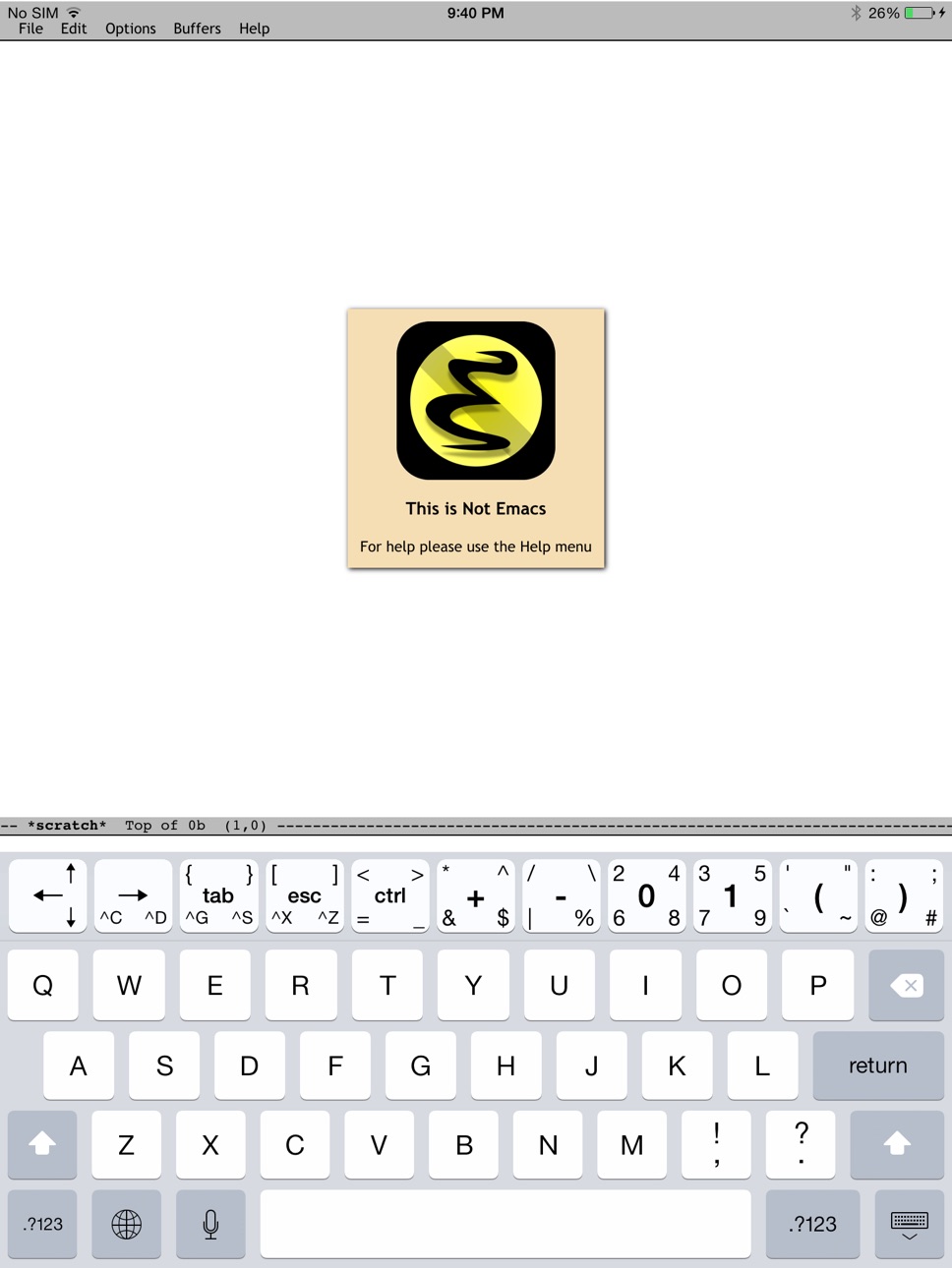 iPad screenshot