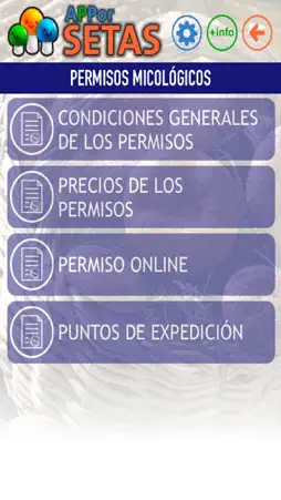 APPor SETAS screenshot 2