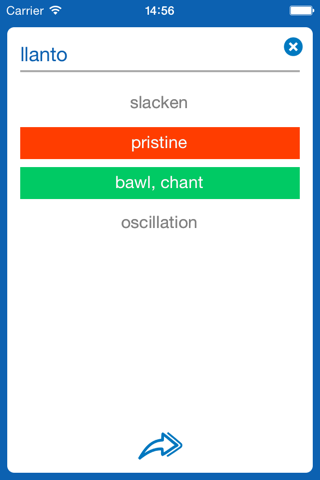 Spanish−English dictionary screenshot 4