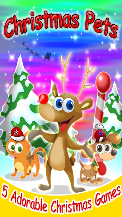 Screenshot #1 pour Christmas Pets Coloring