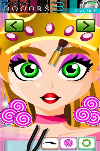 Ace Princess Eyebrow Plucking Salon - Beauty Spa Games for Girls screenshot 4