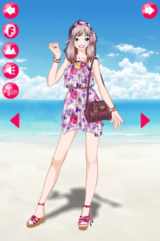 Beach Girl Free Make Up & Dress Up screenshot 4