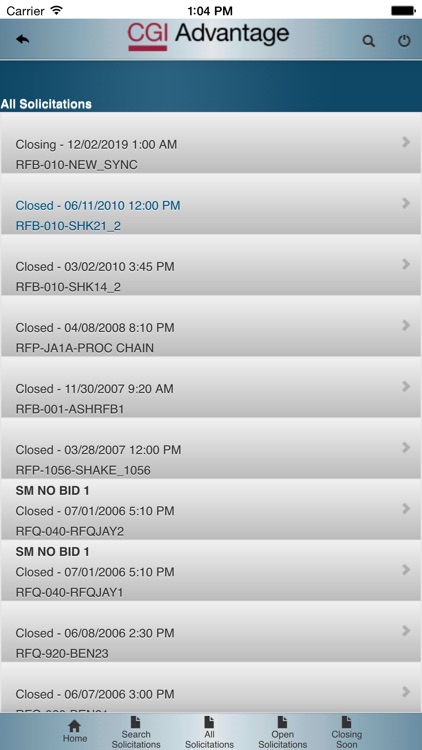 CGI Advantage VSS Business Opportunities