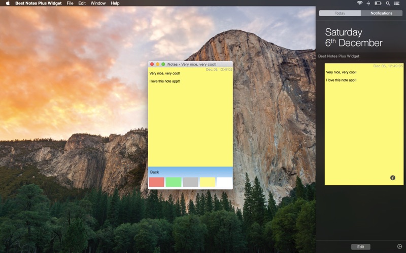App screenshot