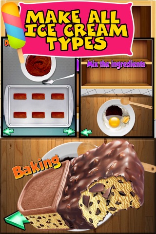 Ice Cream Frozen Snow Cones Treats Maker Game screenshot 2