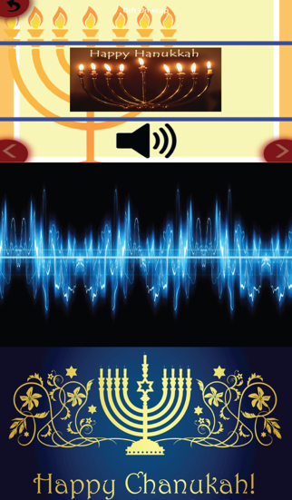 Happy Hanukkah Sounds iPhone screenshot