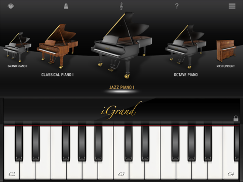iGrand Piano FREE for iPadのおすすめ画像1