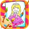Princess Coloring Book Drawing Doodle - Draw Game for Toddler Preschool Kids!