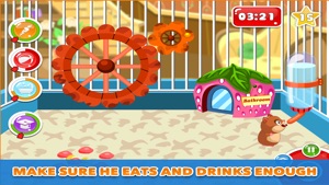 My Sweet Hamster - Your own little hamster to play with and take care of! screenshot #3 for iPhone