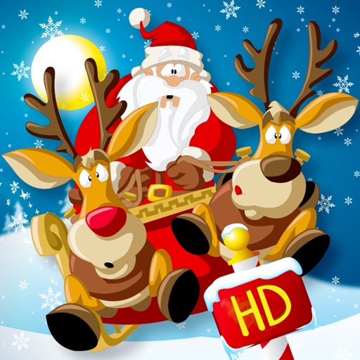 Santa's flight, christmas adventures icon